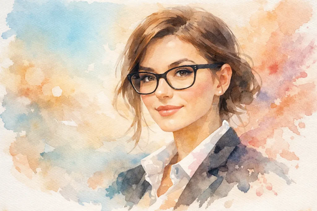 Glasses in Headshots: A Clear, Confident Look