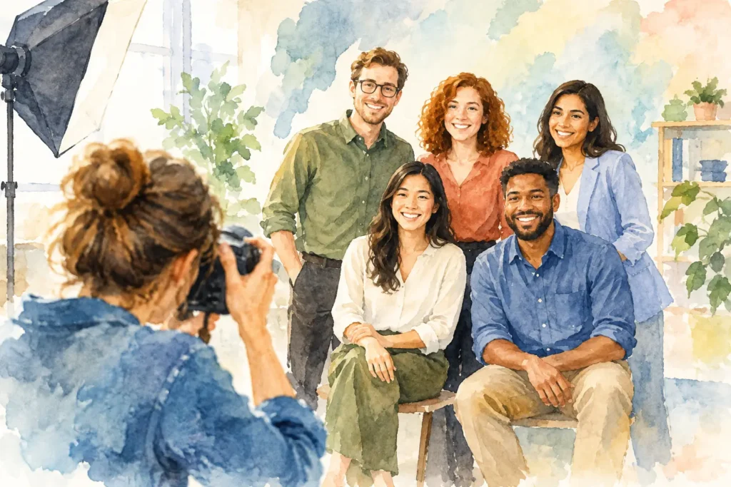 How to Plan Staff Photos for a Cohesive Team